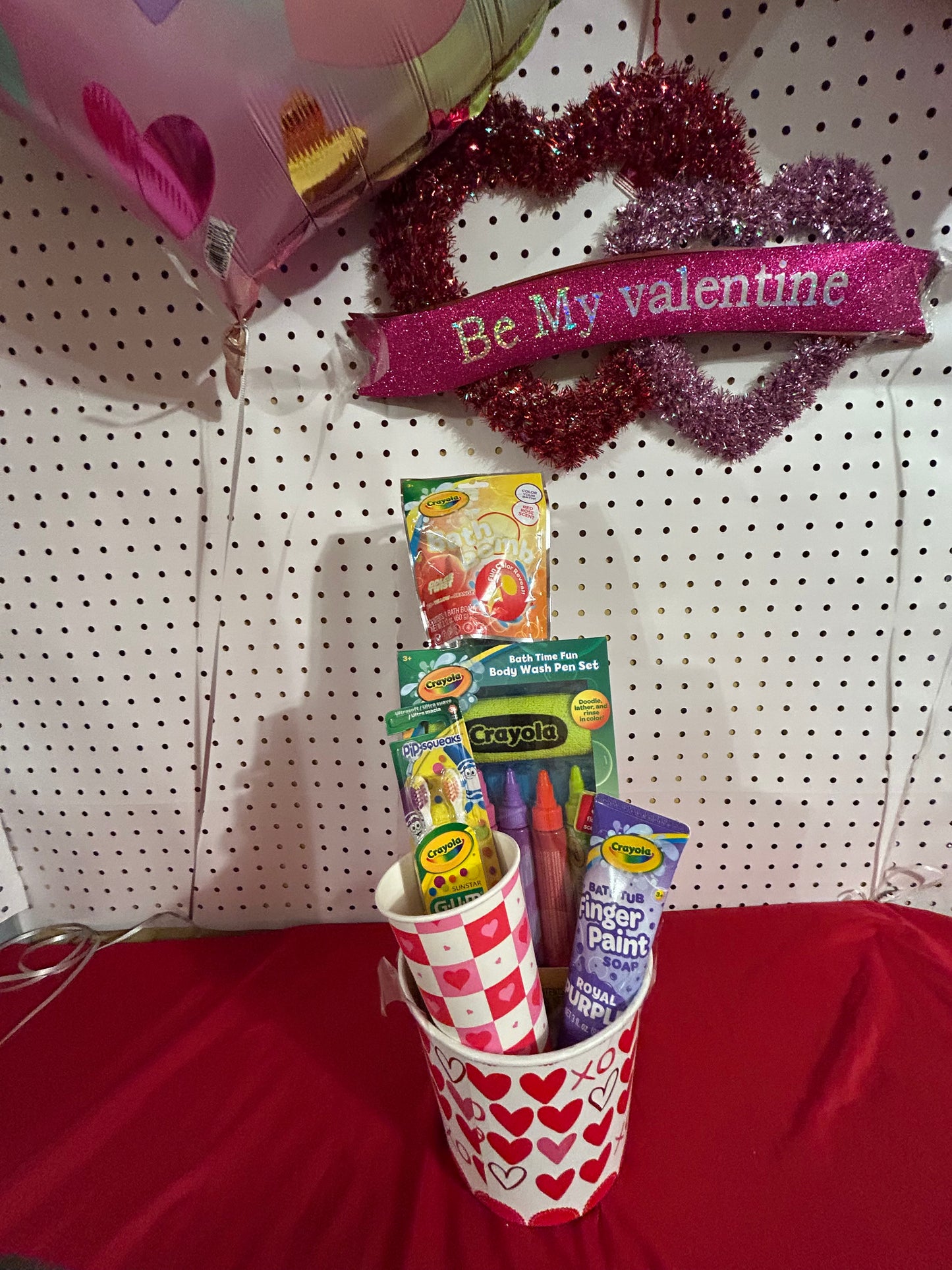 Kids Valentine Day Basket