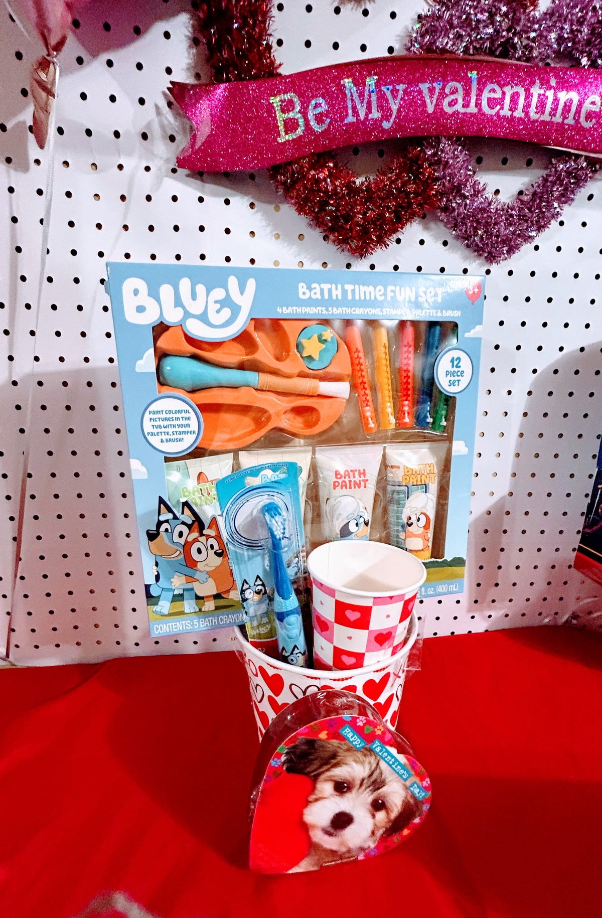 Kids Valentine Day Basket