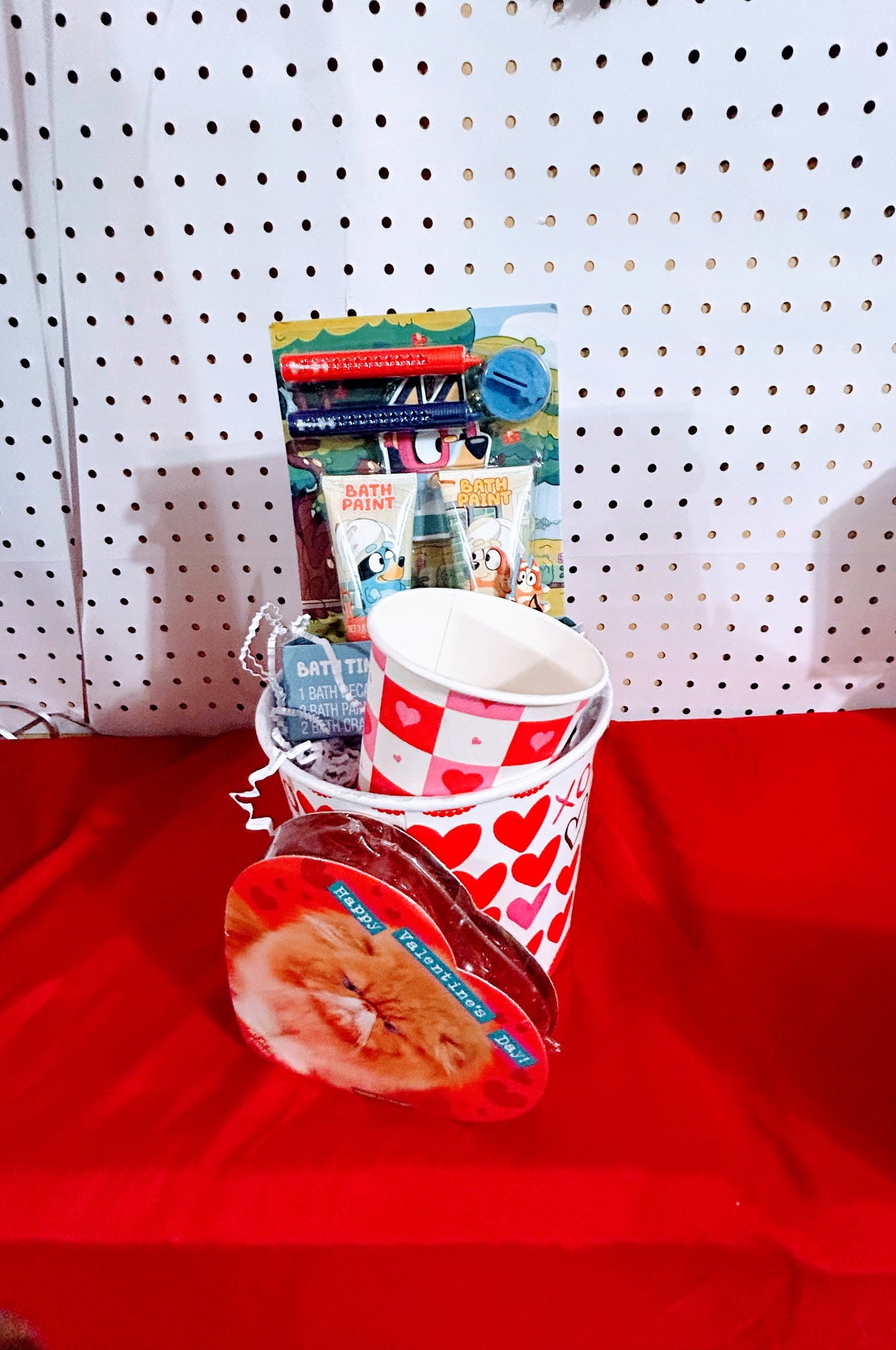 Kids Valentine Day Basket