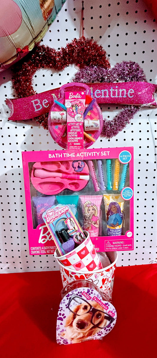 Kids Valentine Day Basket