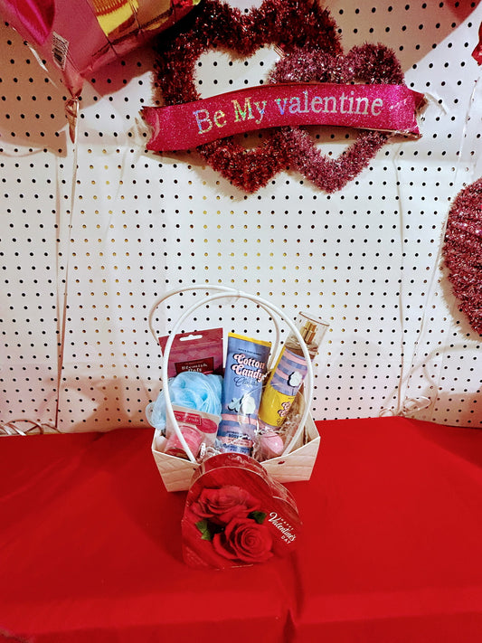 Teen Bath& Body Works Valentine Baskets