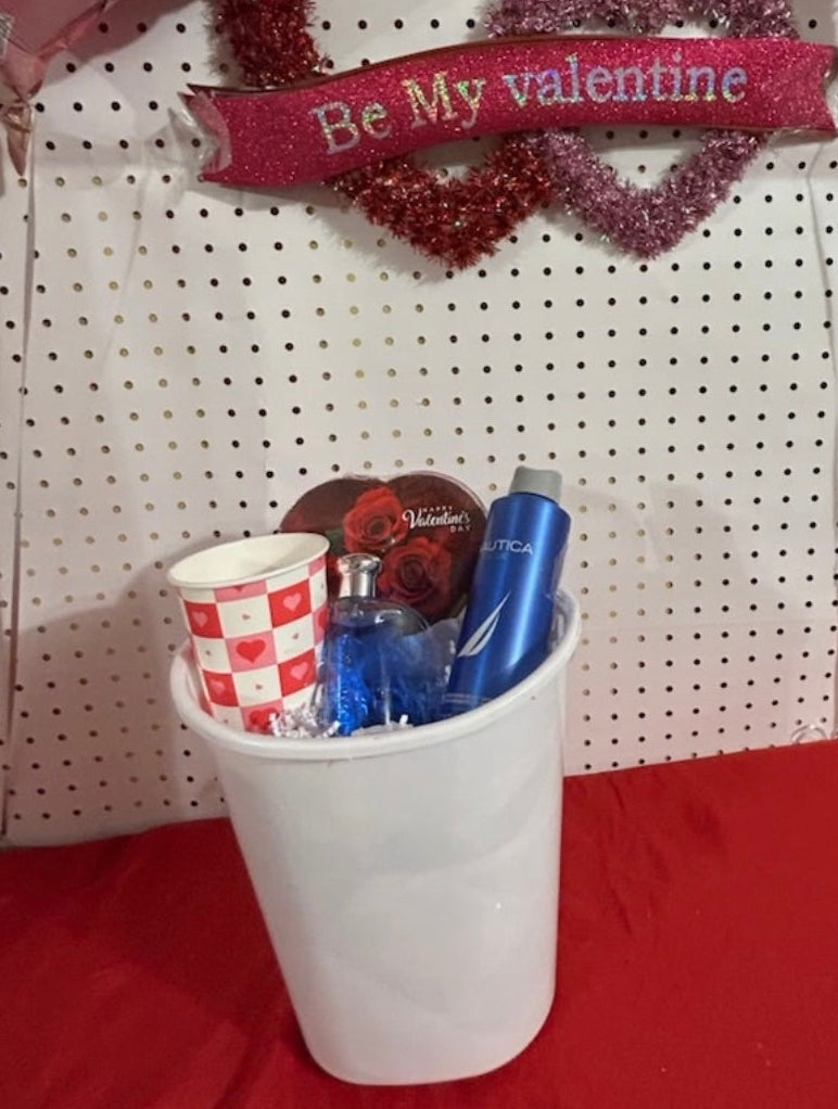 Men Valentines Day Basket